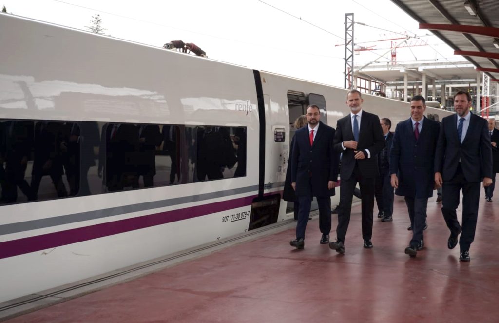 Pajares Bypass Opening King Felipe VI Asturias